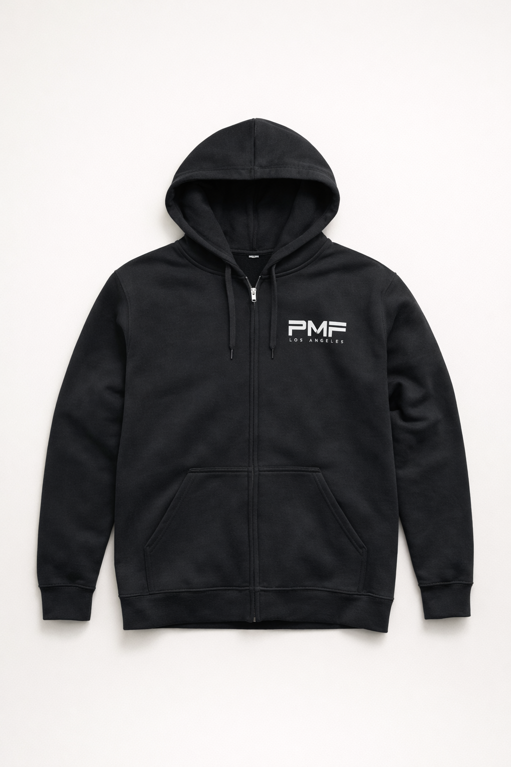 PMF Essential Black Zip Hoodie